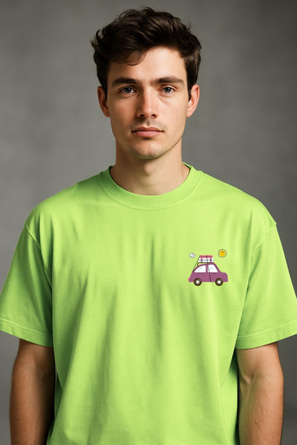 Road Trip Travel Printed Oversize T-Shirt