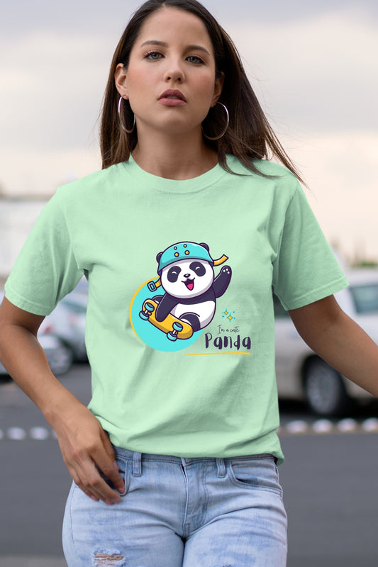 Skating Panda Unisex T-Shirt