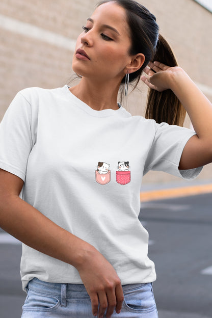 Cute Kitty PK-RD Unisex T-Shirt