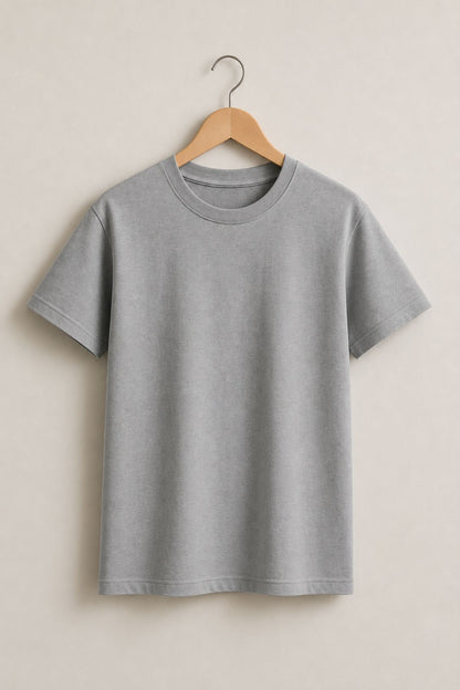 Grey Premium Plain T-Shirt