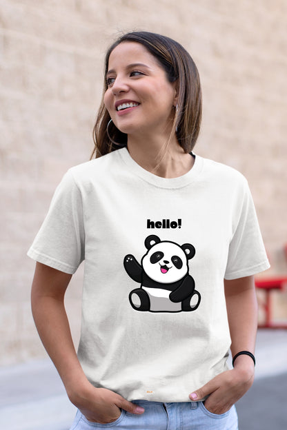 Hello Panda Unisex T-Shirt