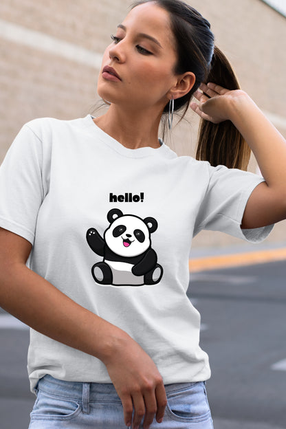 Hello Panda Unisex T-Shirt