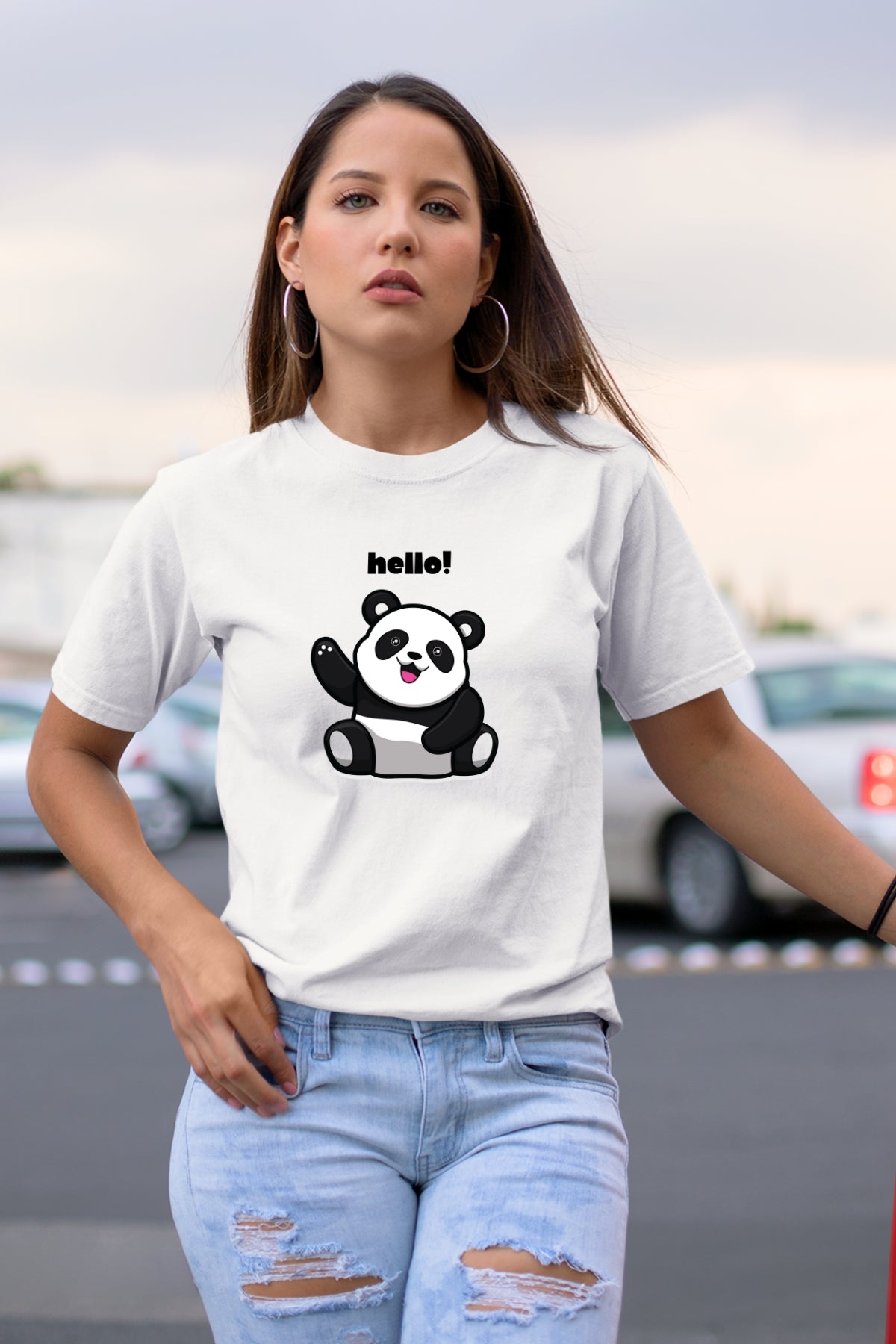 Hello Panda Unisex T-Shirt