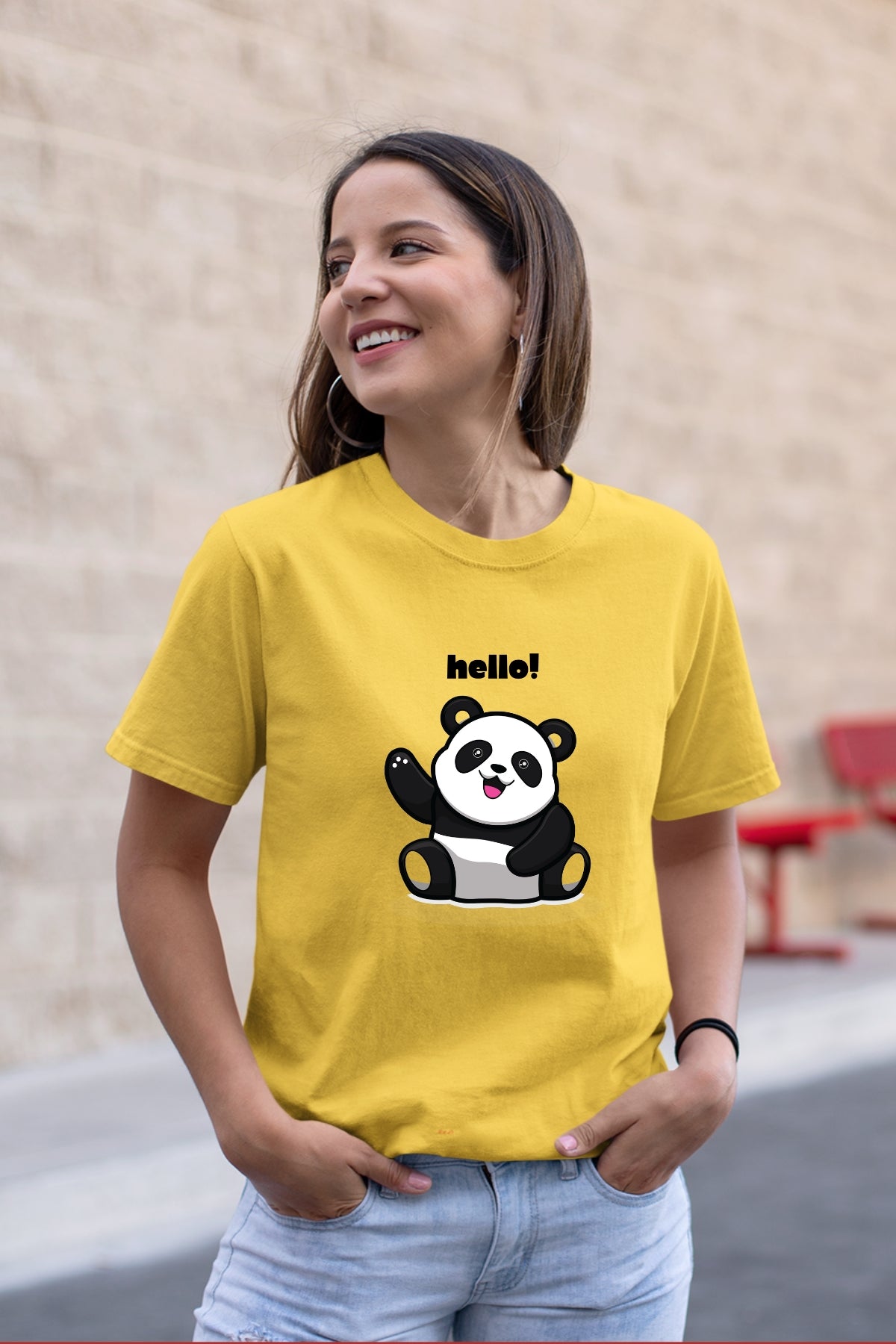 Hello Panda Unisex T-Shirt