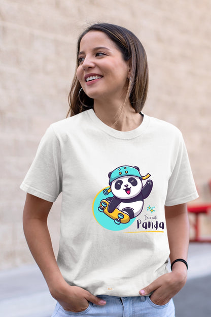Skating Panda Unisex T-Shirt