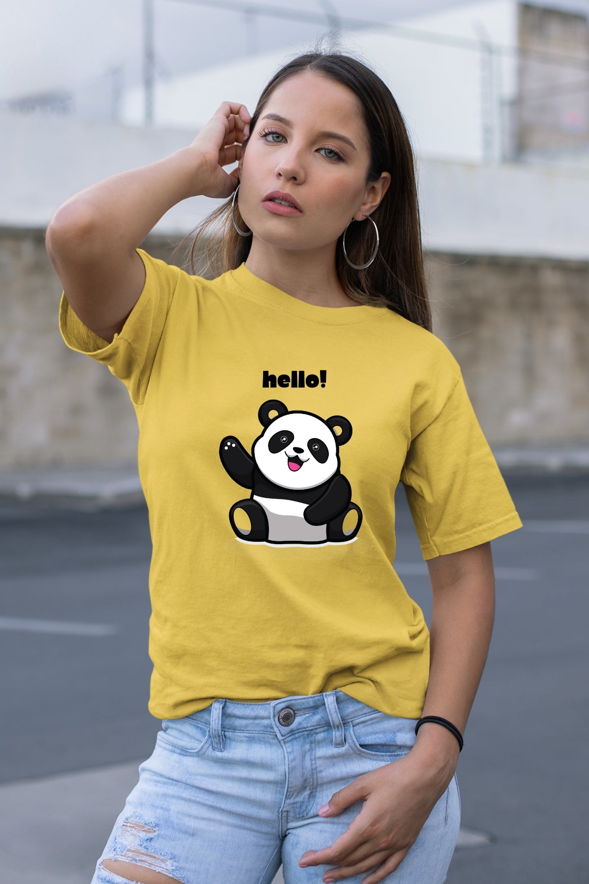 Hello Panda Unisex T-Shirt