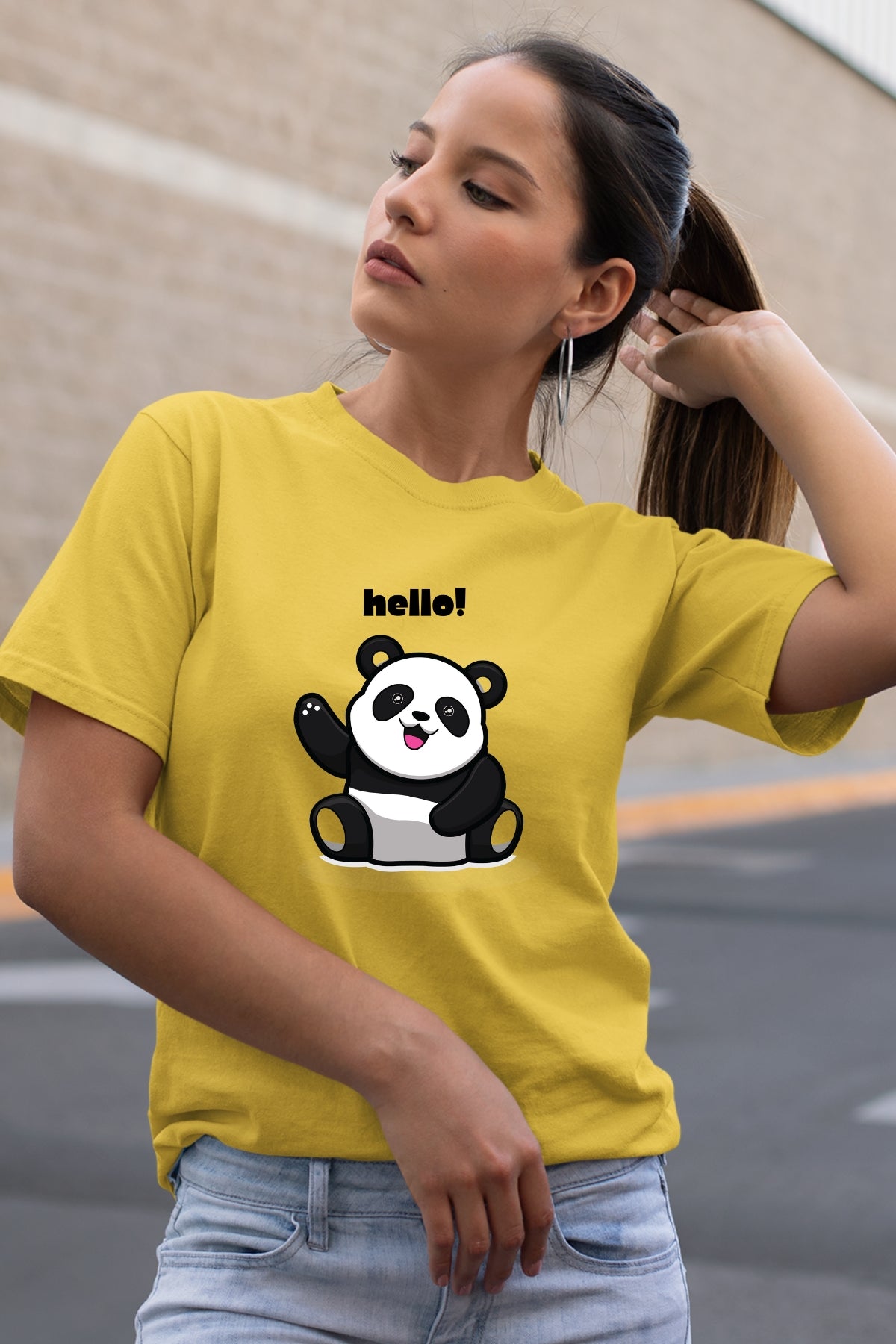 Hello Panda Unisex T-Shirt