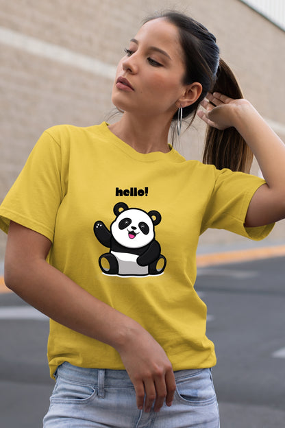 Hello Panda Unisex T-Shirt