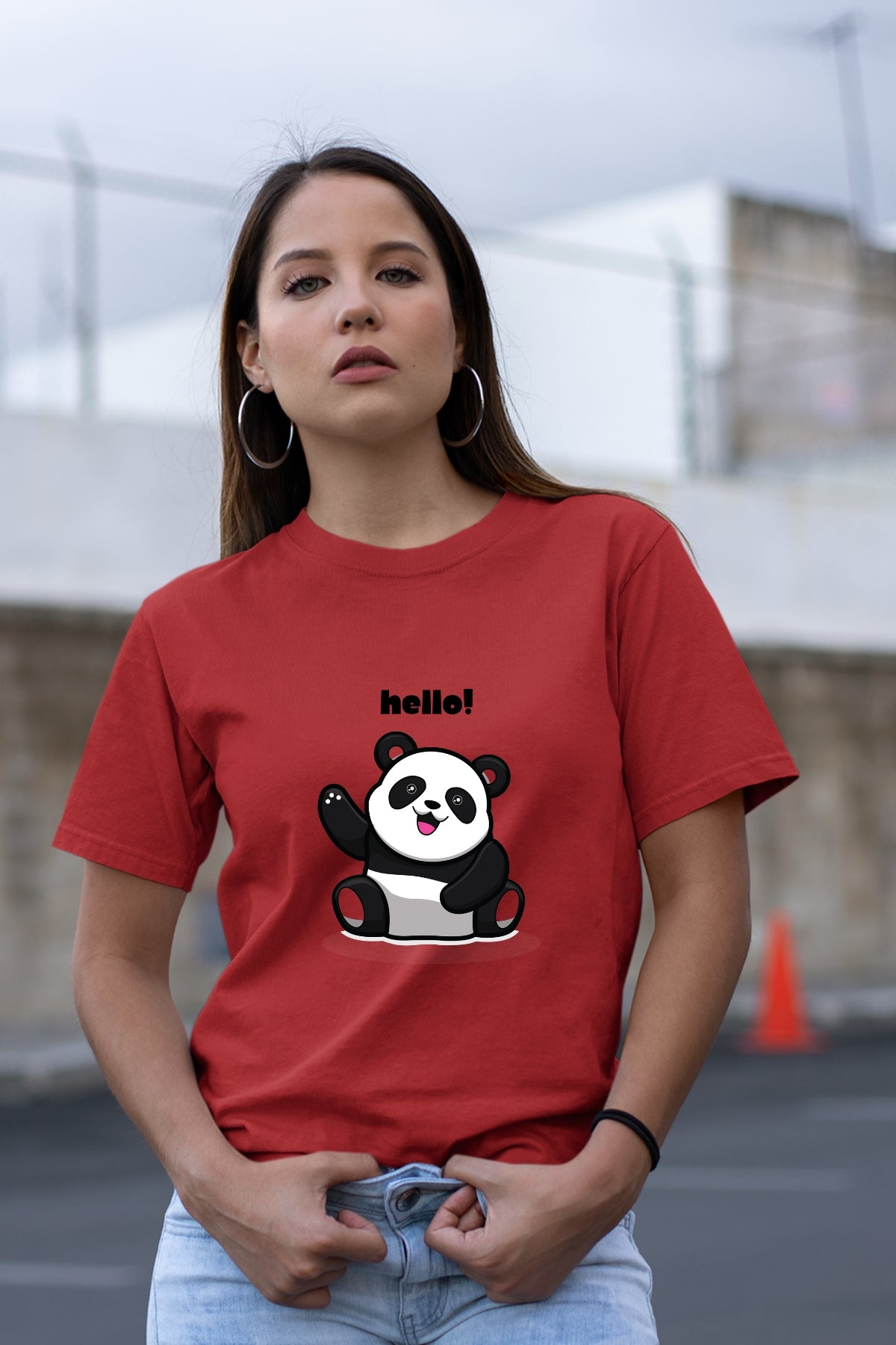Hello Panda Unisex T-Shirt