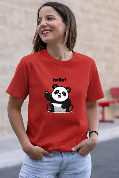Hello Panda Unisex T-Shirt