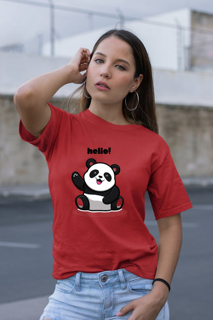 Hello Panda Unisex T-Shirt