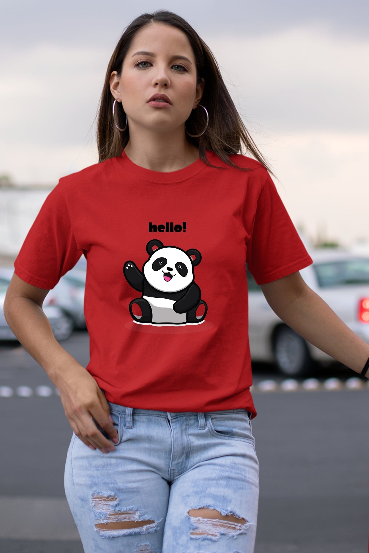 Hello Panda Unisex T-Shirt