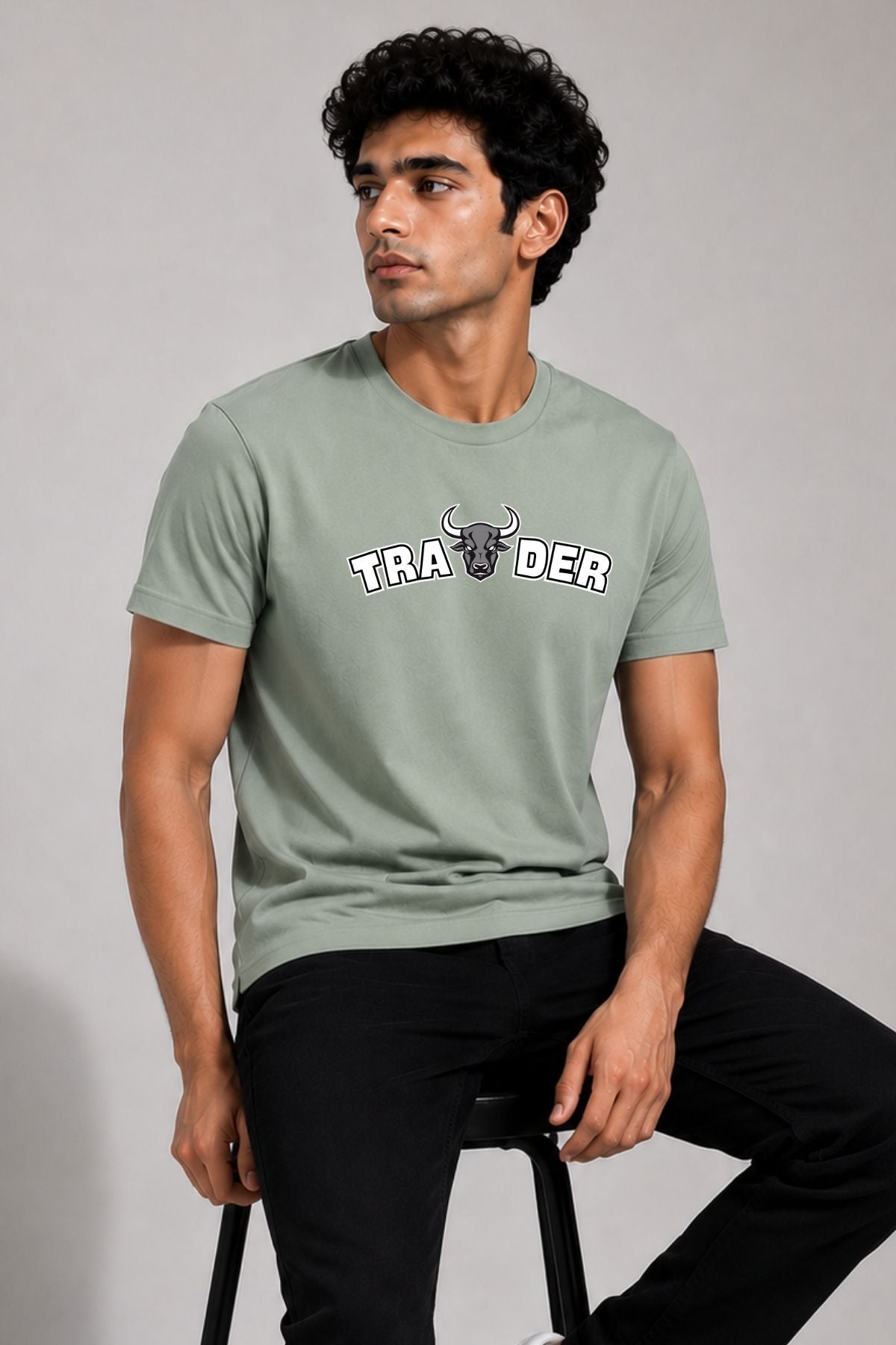 Intraday Bull 2 Pack Trading T-Shirt Bundle (Sage Green & Maroon)
