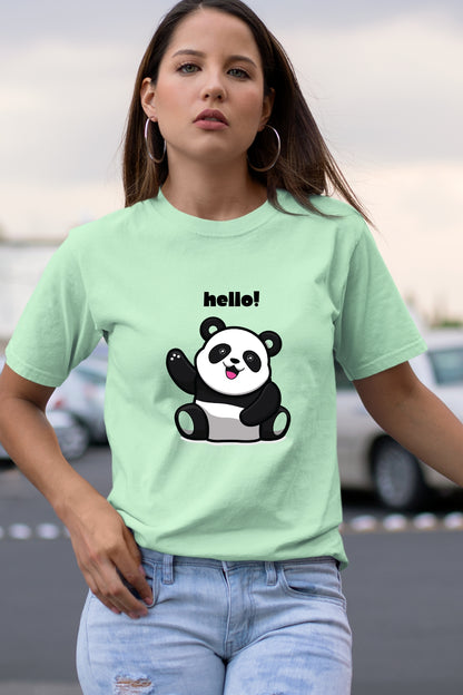 Hello Panda Unisex T-Shirt