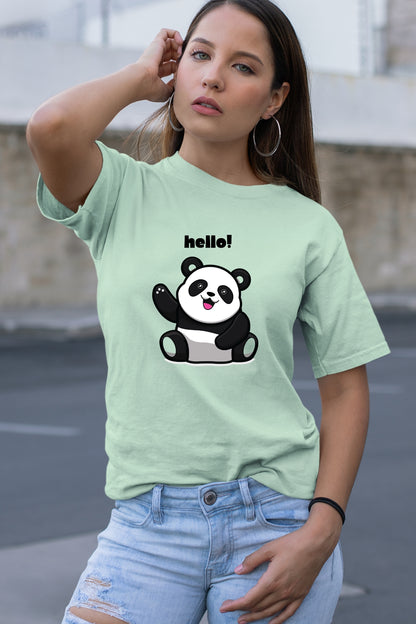 Hello Panda Unisex T-Shirt