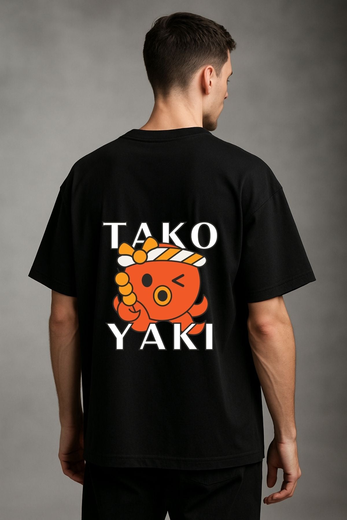 Tako Yaki Printed Oversize T-Shirt