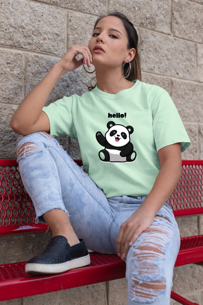 Hello Panda Unisex T-Shirt
