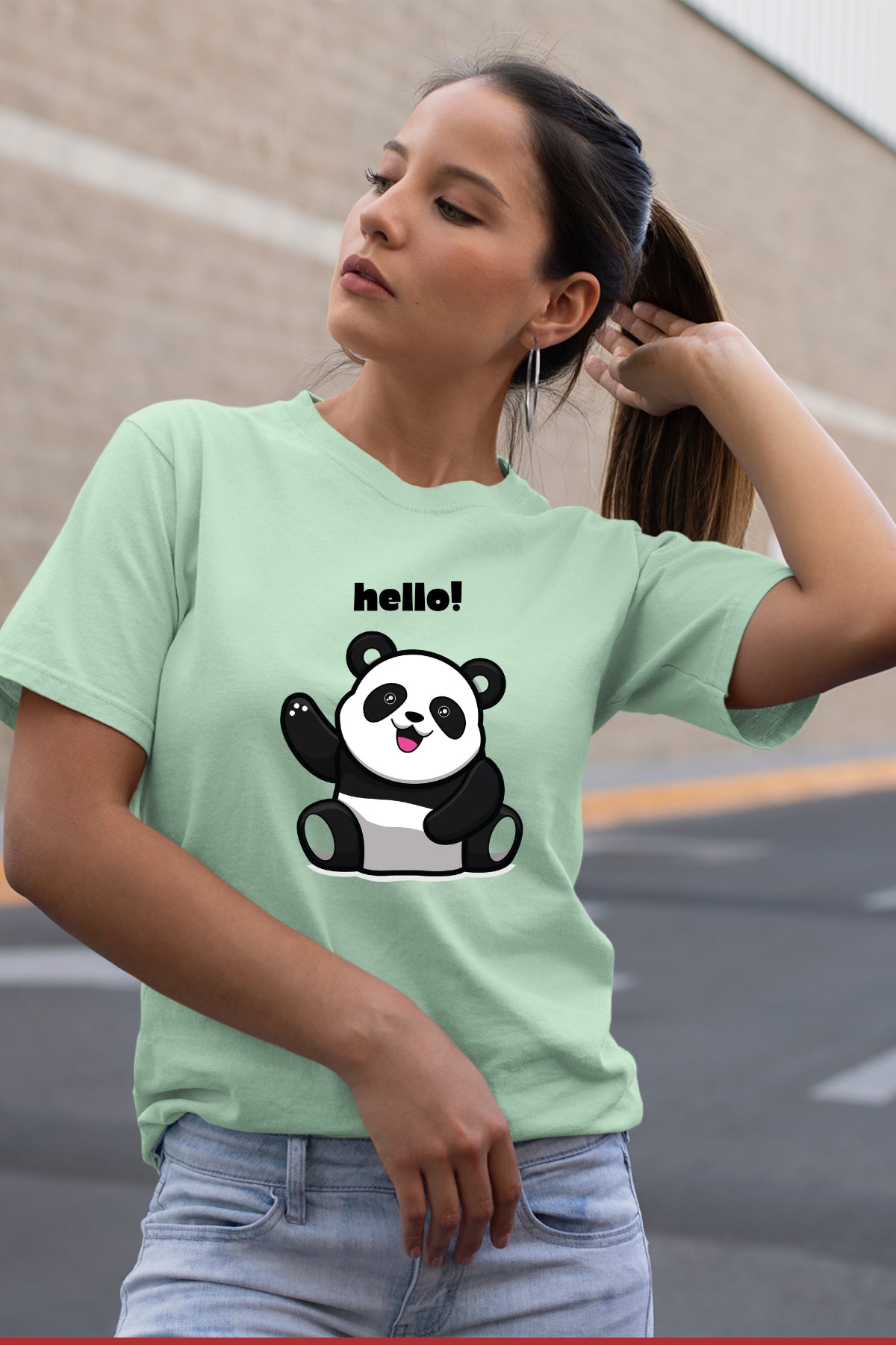 Hello Panda Unisex T-Shirt