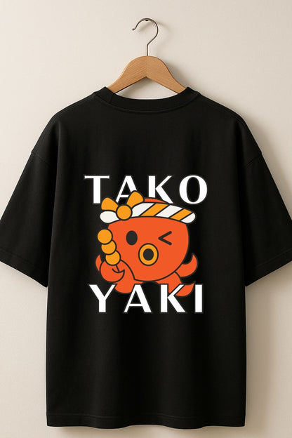 Tako Yaki Printed Oversize T-Shirt