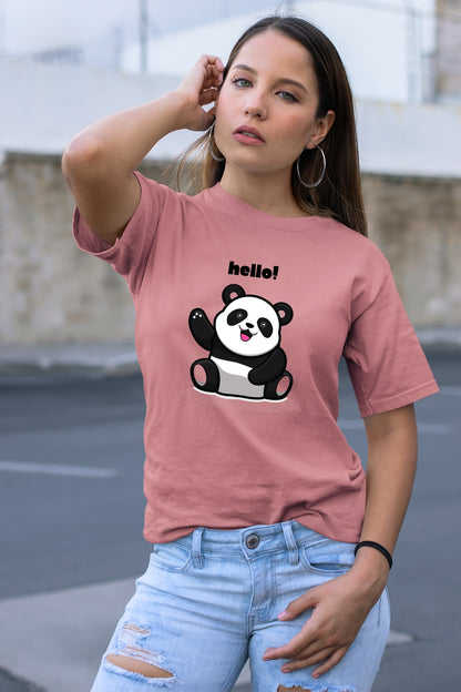 Hello Panda Unisex T-Shirt