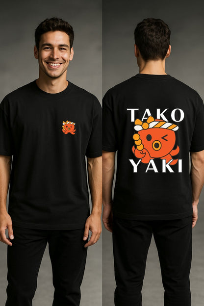 Tako Yaki Printed Oversize T-Shirt