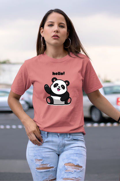Hello Panda Unisex T-Shirt