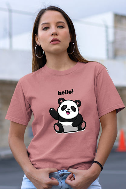 Hello Panda Unisex T-Shirt