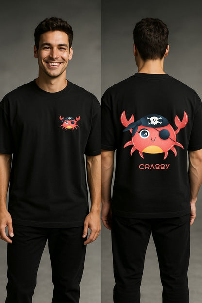 Crabby Printed Oversize T-Shirt
