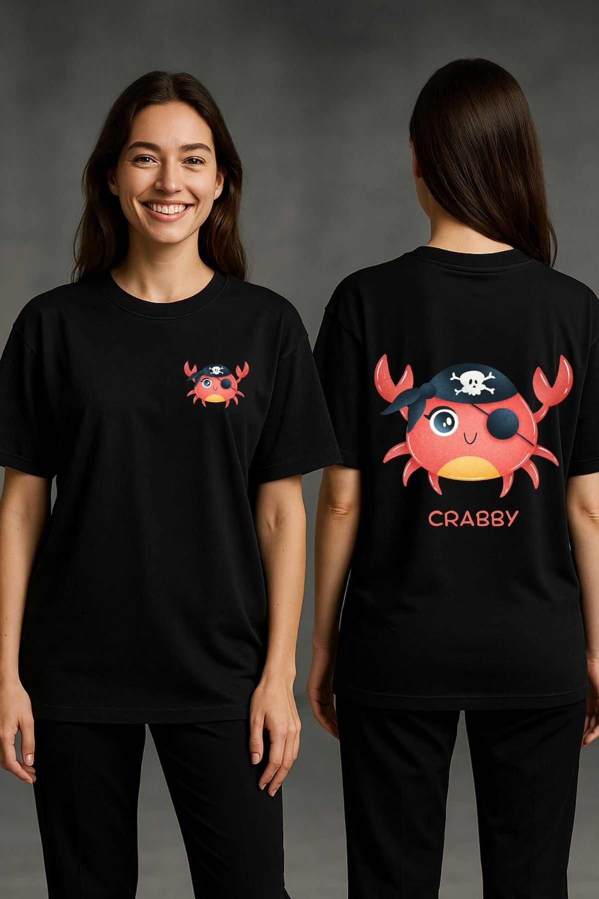 Crabby Printed Oversize T-Shirt