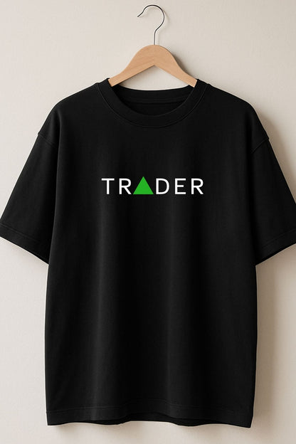 Day Trader  Printed Oversize T-Shirt