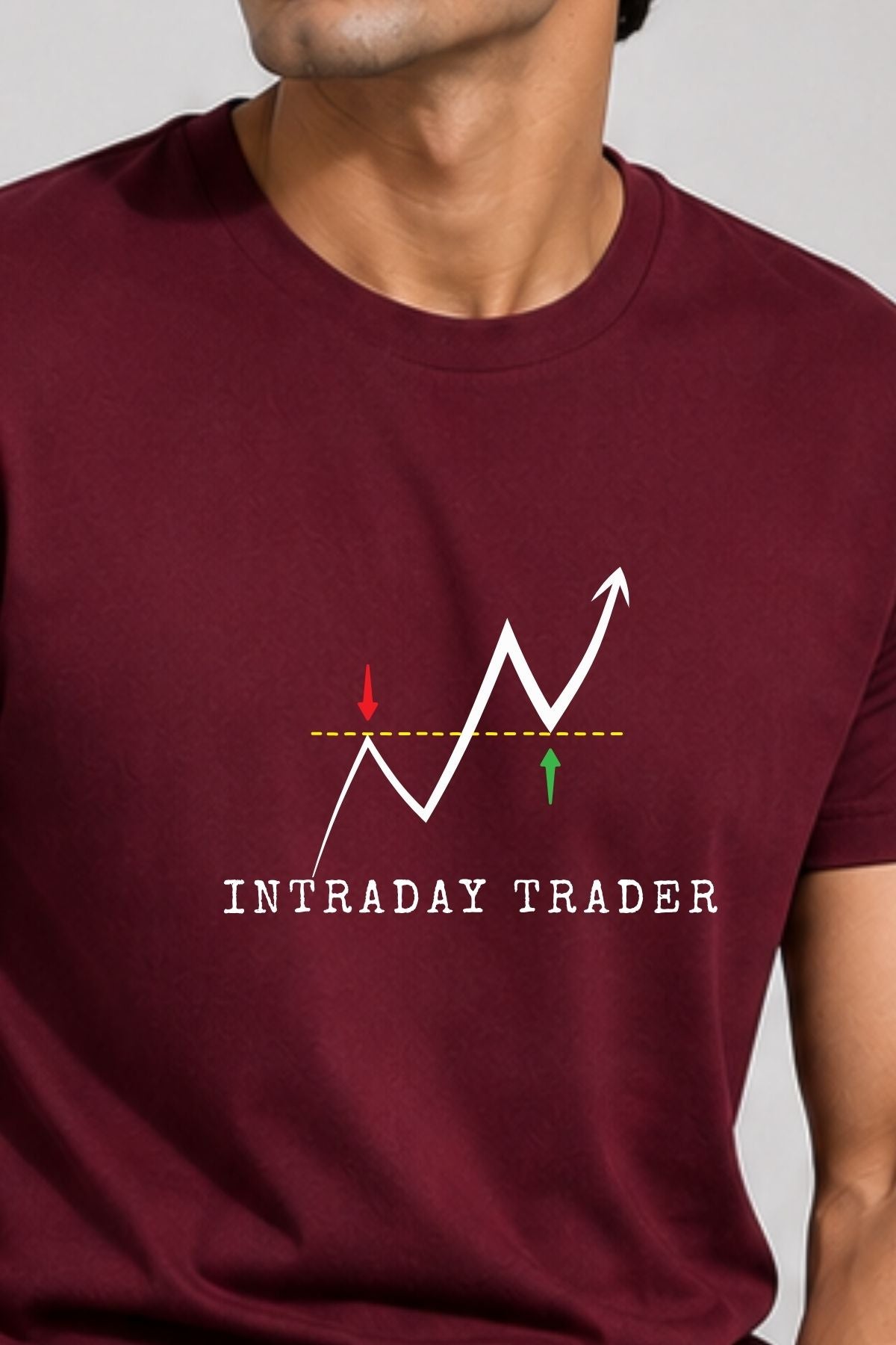 Intraday Bull 2 Pack Trading T-Shirt Bundle (Sage Green & Maroon)