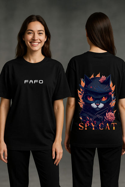 SpyCat Printed Oversize T-Shirt