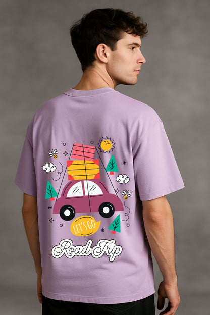 Road Trip Travel Printed Oversize T-Shirt
