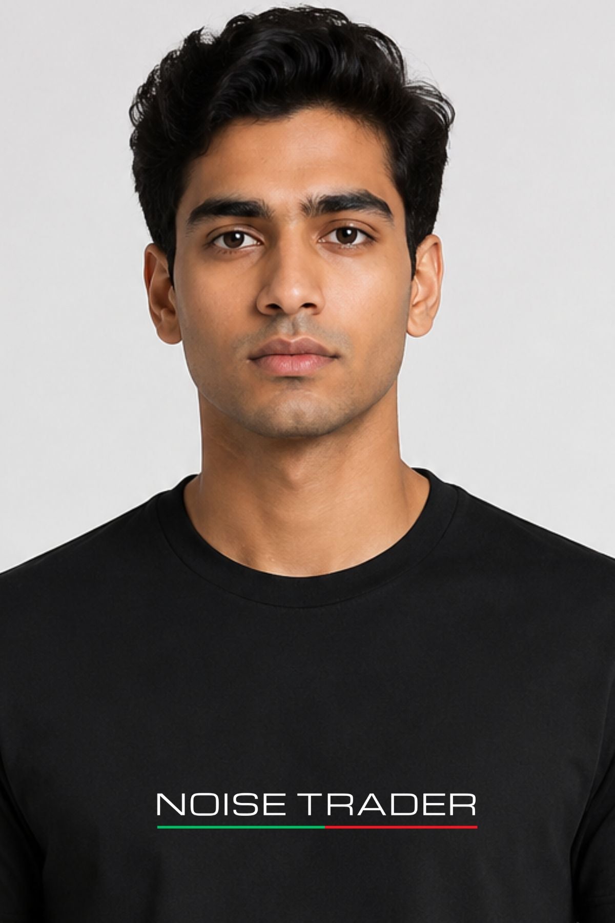 Noise Trader Black Printed Unisex Trading T-Shirt