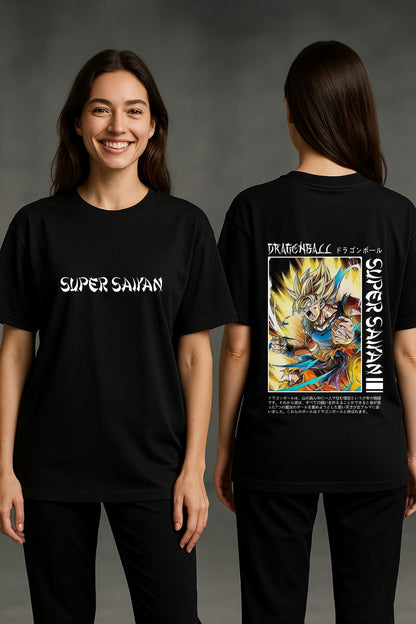 Goku Super Saiyan Anime Printed Oversize T-Shirt