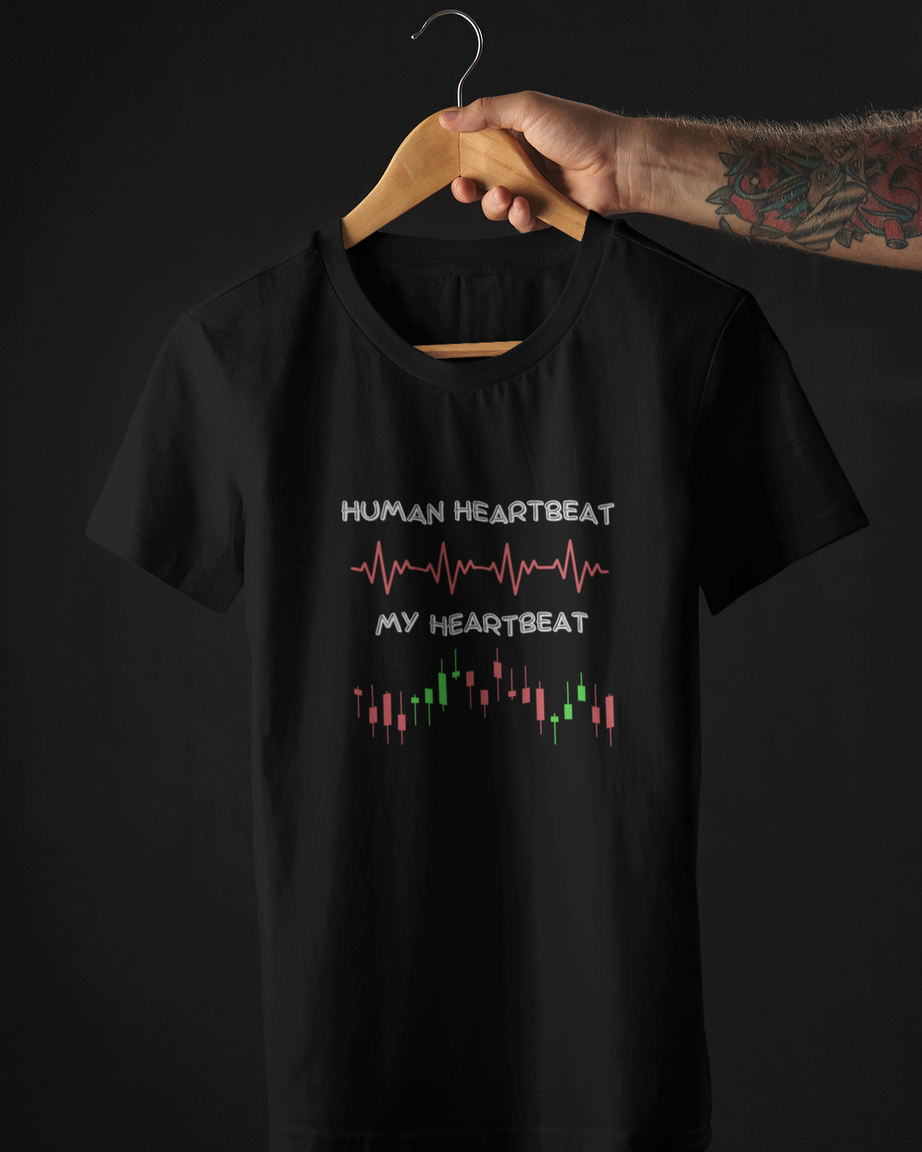 Trader Heartbeat Unisex T-Shirt