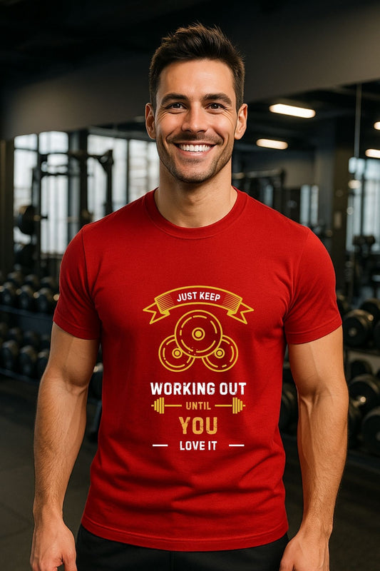 Keep Working Out Unisex Printed T-Shirt