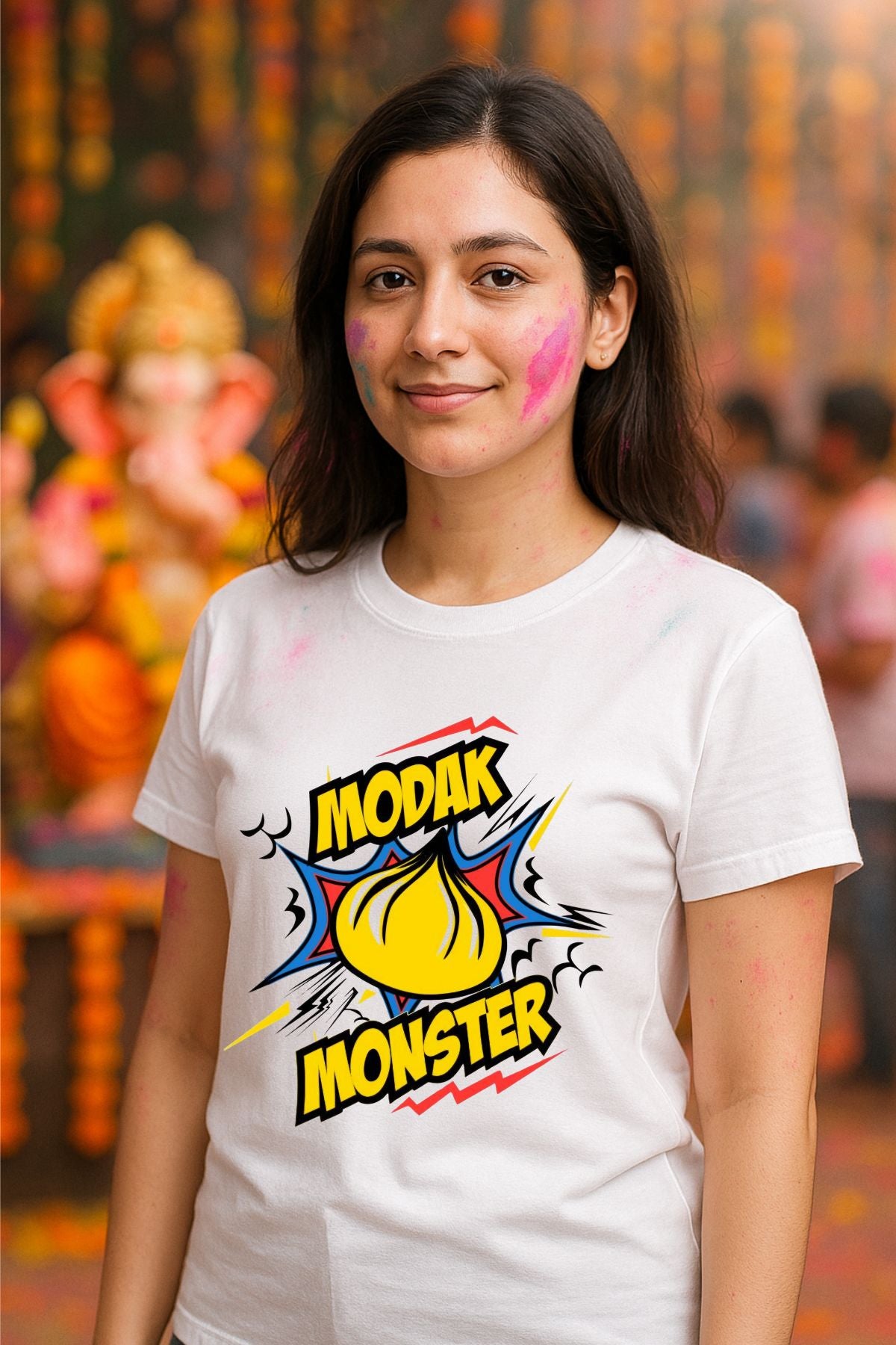 Modak monster Ganpatiji  God Unisex T-Shirt