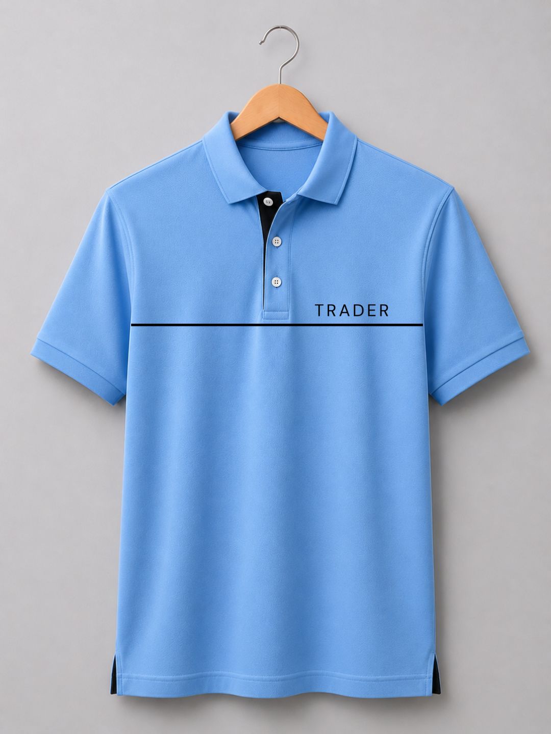 Trader Horizon Sky Blue Polo Trading T-Shirt