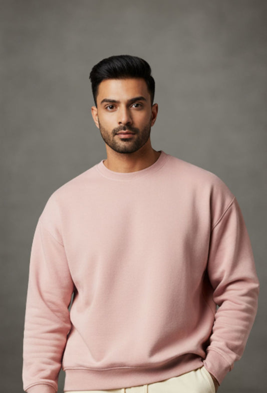 Streetform Sweatshirt-Fleece Cotton-Candy Pink