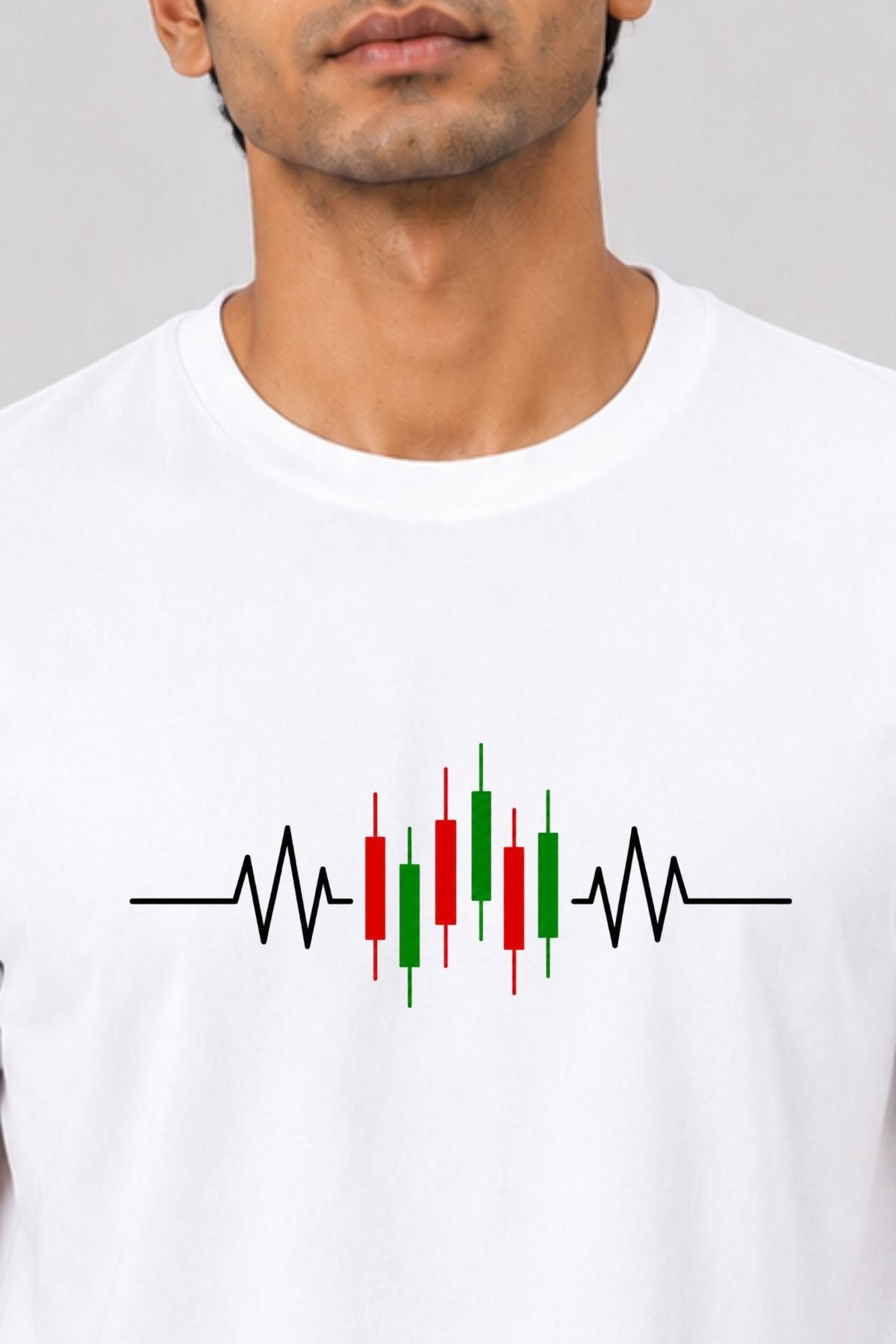 Market Pulse Printed Unisex Trading T-Shirt
