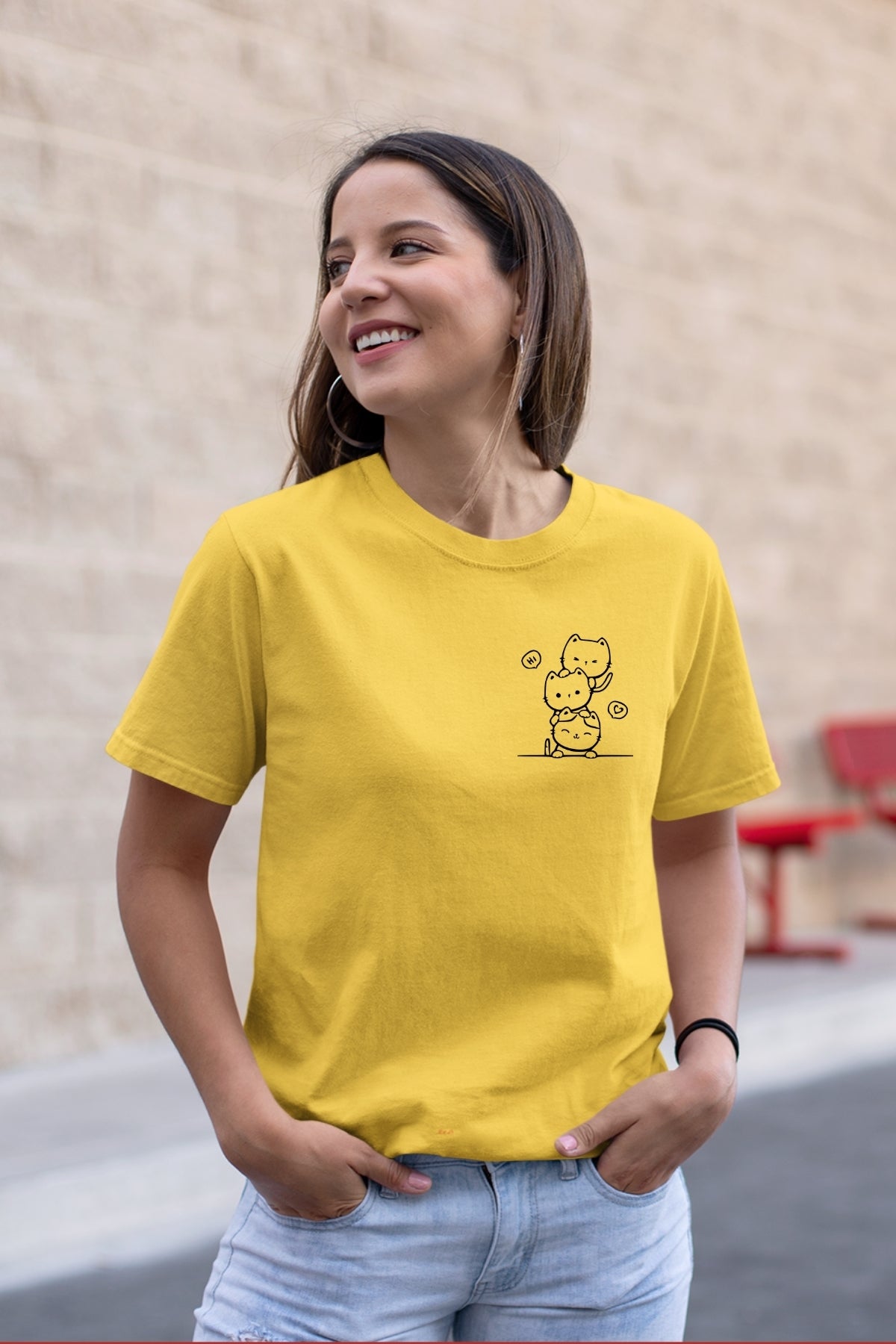 Cute kitty tower Unisex T-Shirt