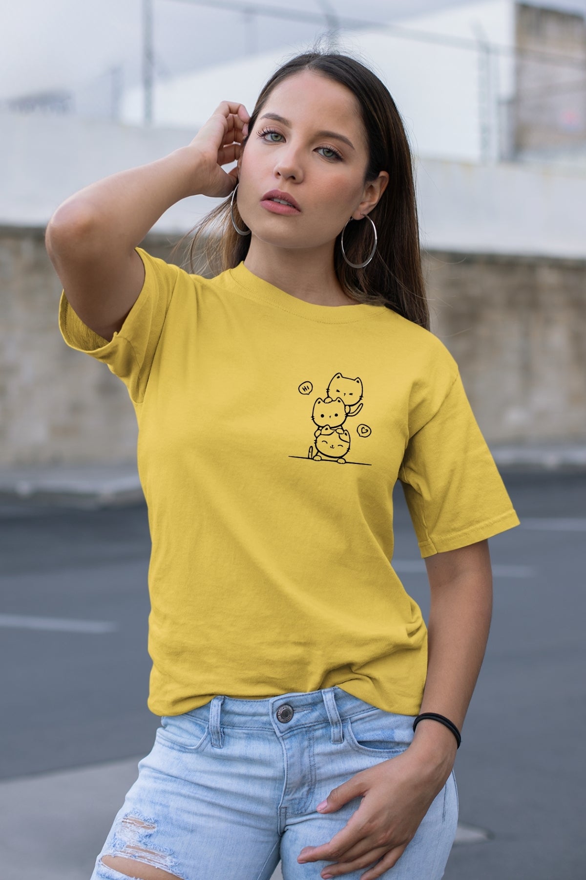 Cute kitty tower Unisex T-Shirt