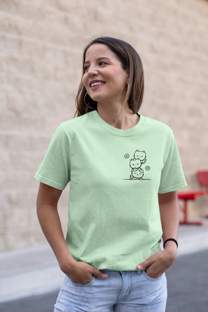 Cute kitty tower Unisex T-Shirt