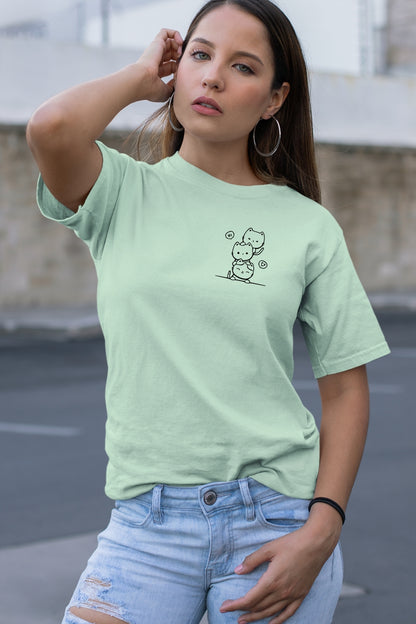Cute kitty tower Unisex T-Shirt