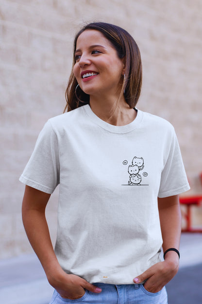Cute kitty tower Unisex T-Shirt