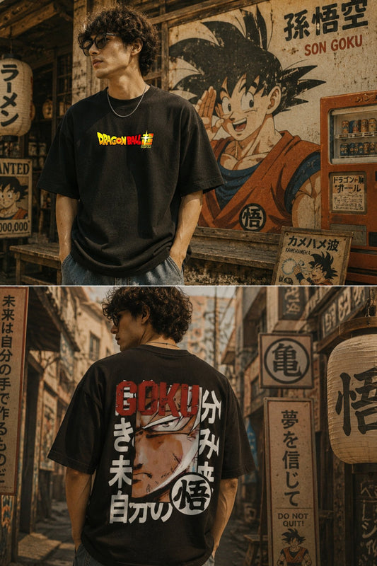Goku Ultra Instinct Anime Printed Oversize T-Shirt