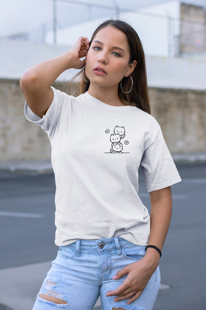 Cute kitty tower Unisex T-Shirt