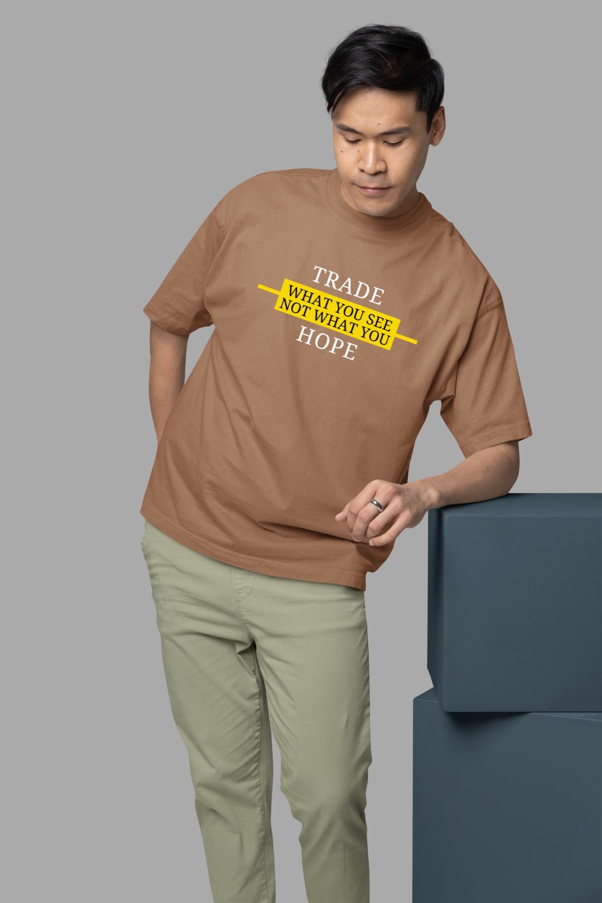Trade what you see hope Oversize T-Shirt