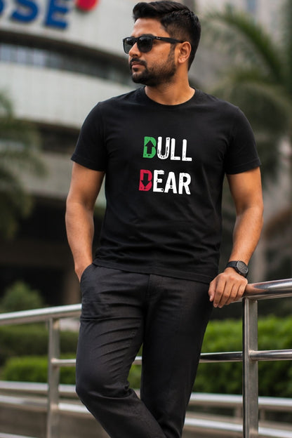 Bull vs Bear Market Trader Black Printed Unisex Trading T-Shirt